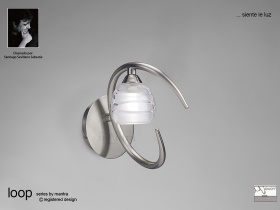 Loop SN Wall Lights Mantra Contemporary Wall Lights Loop SN Wall Lights Mantra Contemporary Wall Lights